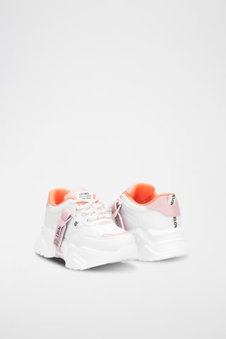 Sneakers - Bianco e rosa cipria