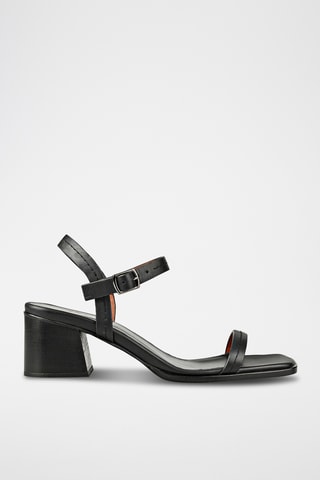 Sandali con tacco - Nero