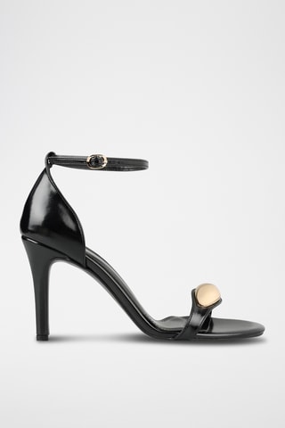 Sandali con tacco - Nero