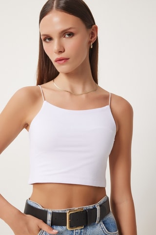 Crop top - Bianco