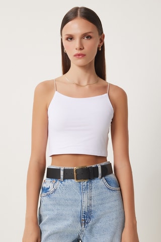 Crop top - Bianco