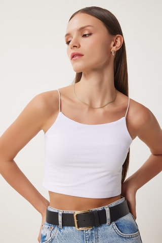 Crop top - Bianco