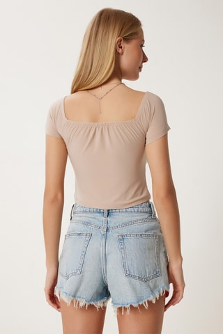 Crop top - Beige