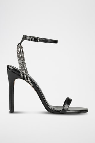Sandali con tacco - Nero