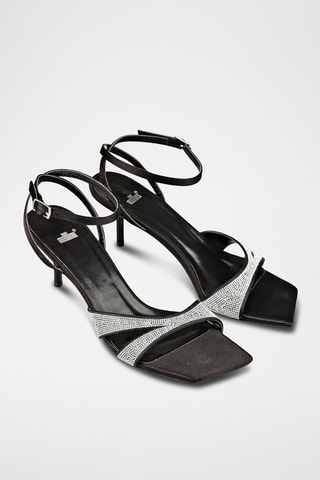 Sandali con tacco - Nero