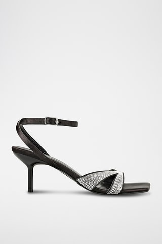 Sandali con tacco - Nero