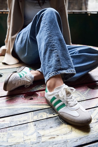 Sneakers - Bianco e verde scuro