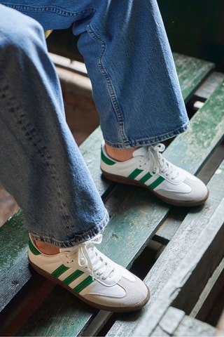 Sneakers - Bianco e verde scuro