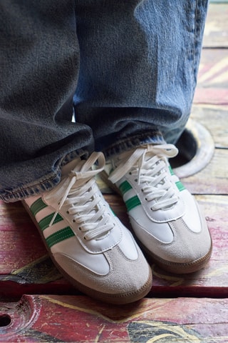 Sneakers - Bianco e verde scuro