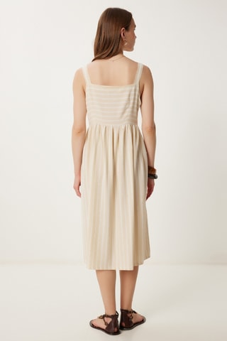 Abito midi - Beige
