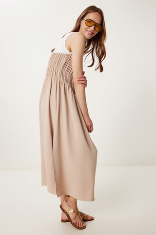 Abito midi - Beige