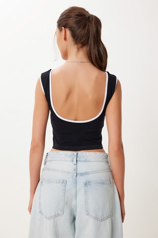 2 crop top - Nero e bianco