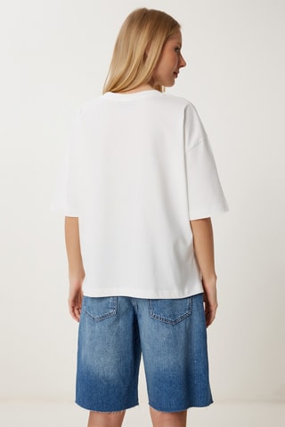 T-shirt oversize - Ecrù