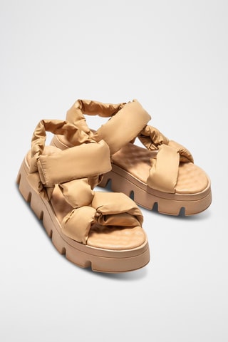 Sandali platform - Beige
