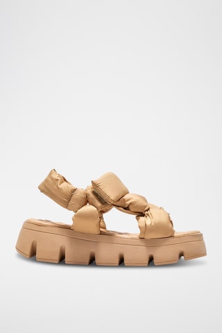 Sandali platform - Beige