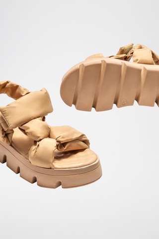 Sandali platform - Beige