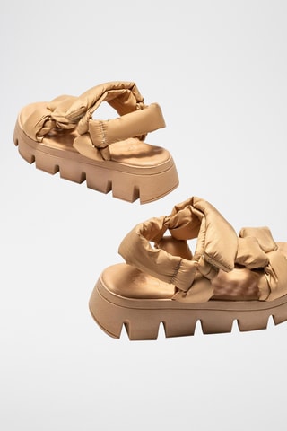 Sandali platform - Beige