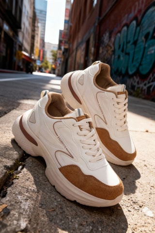 Sneakers - Beige