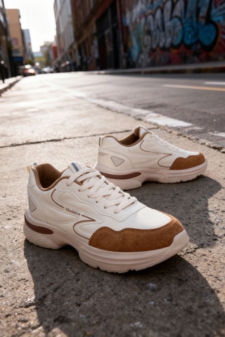 Sneakers - Beige