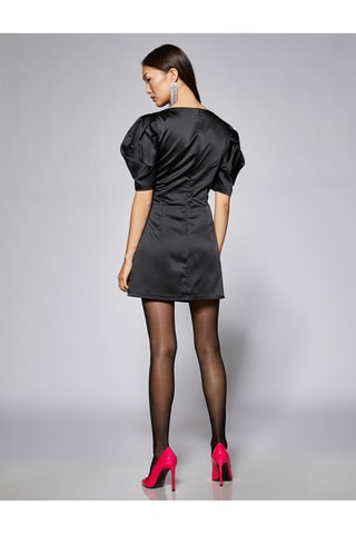 Abito a trapezio - Nero