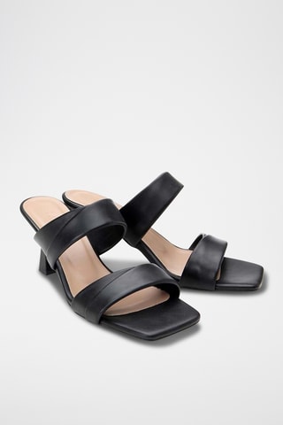 Sandali con tacco - Nero