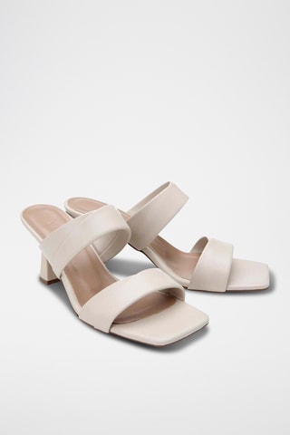 Sandali con tacco - Beige