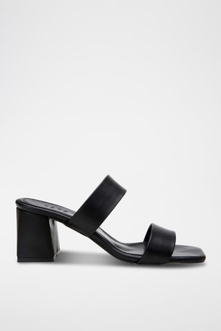 Sandali con tacco - Nero