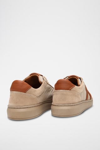 Sneakers in pelle - Beige