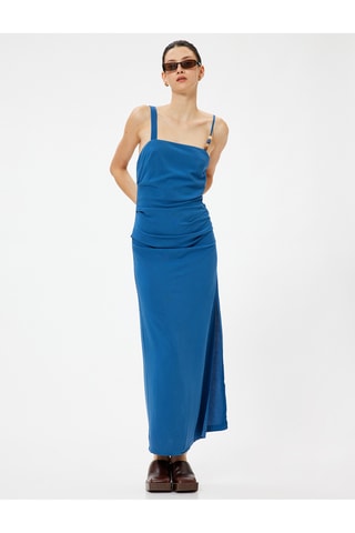 Abito drappeggiato - Navy