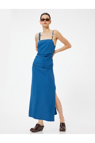Abito drappeggiato - Navy