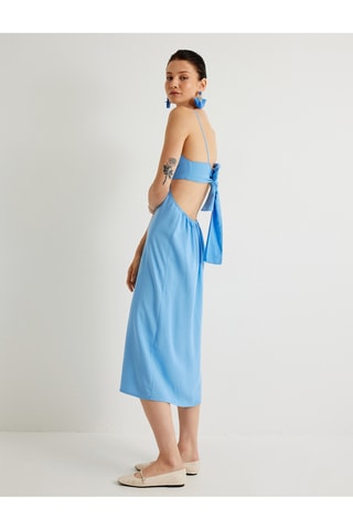 Abito midi - Celeste