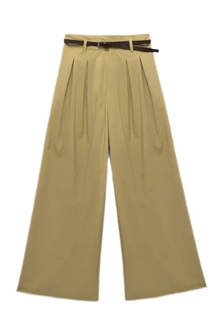 Pantaloni straight - Verde