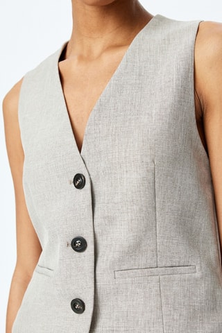 Gilet da completo - Ecrù melange