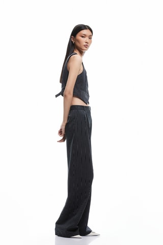 Pantaloni wide legs - Navy