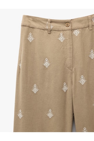 Pantaloni wide legs - Kaki