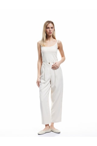 Pantaloni palazzo - Beige
