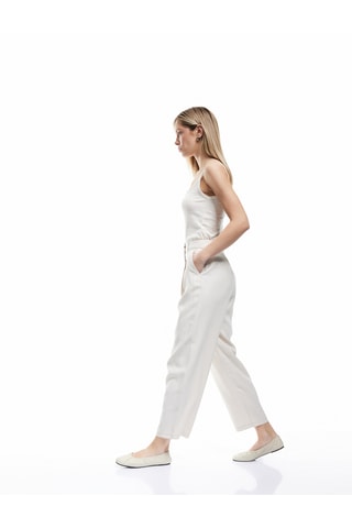Pantaloni palazzo - Beige