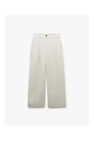 Pantaloni palazzo - Beige