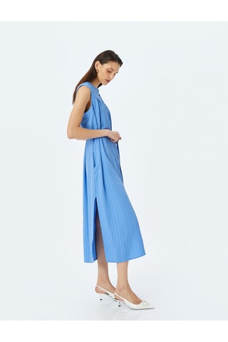 Abito a camicia - Celeste