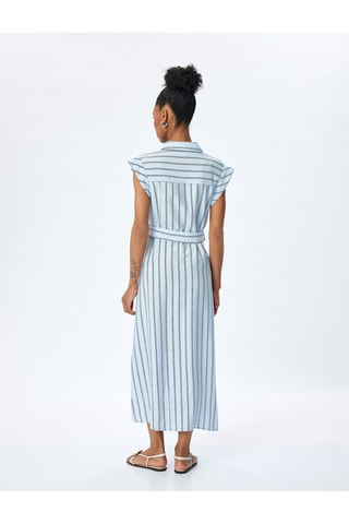 Abito a camicia - Celeste