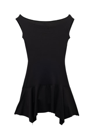Abito a trapezio - Nero