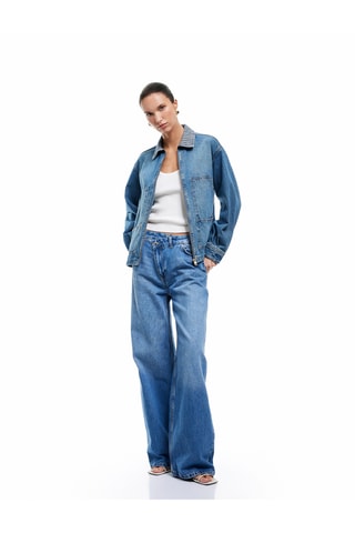 Jeans straight - Indaco