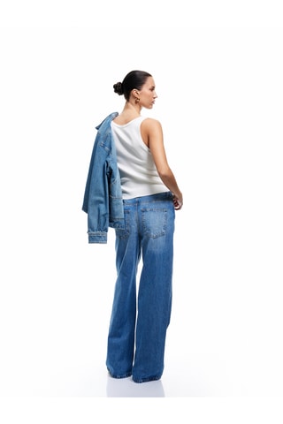 Jeans straight - Indaco