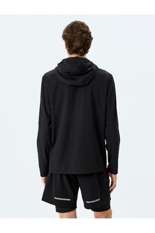 Giacca con cappuccio - Nero