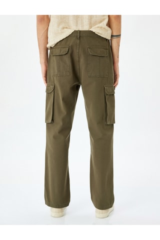 Pantaloni cargo - Kaki