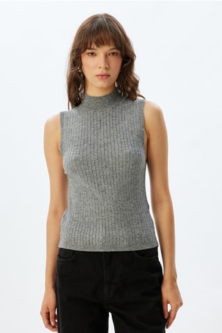 Gilet - Grigio chiaro melange