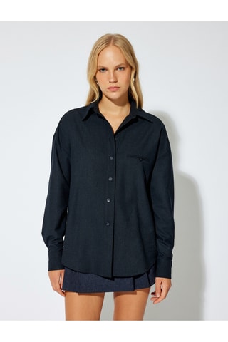 Camicia regular - Navy