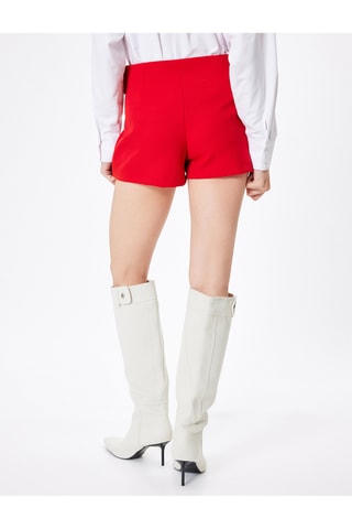 Gonna shorts a vita alta - Rosso