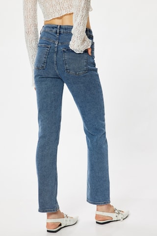 Jeans straight - Indaco