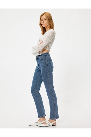 Jeans straight - Indaco